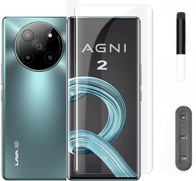 Bodoma Edge To Edge Tempered Glass for Lava Agni 5G(Pack of 1)