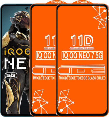 Flipkart SmartBuy Edge To Edge Tempered Glass for IQOO NEO 7 5G(Pack of 2)