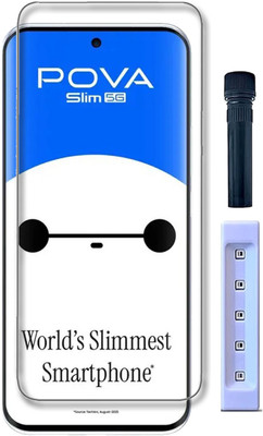 NSTAR Edge To Edge Tempered Glass for Tecno Pova Slim 5G, (UV)(Pack of 1)