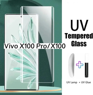 NIXSTAR Edge To Edge Tempered Glass for vivo X100 5G, vivo X100 Pro 5G(Pack of 1)