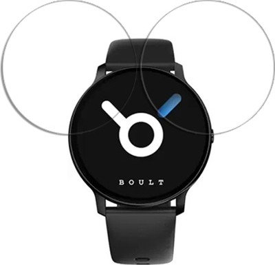 SOMTONE Edge To Edge Tempered Glass for Boult Cosmic R 1.3 inch SMARTWATCH SCREEN GUARD(Pack of 2)