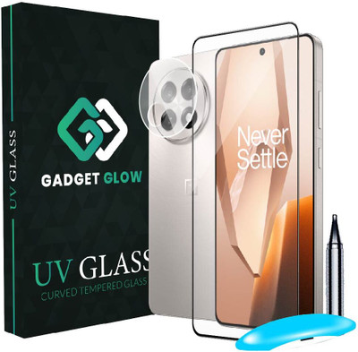 Gadget Glow Edge To Edge Tempered Glass for OnePlus 13R, One Plus 13R 5G, 1+ 13R, OG Tempered Glass and Clear Camera Lens(Pack of 2)