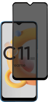 HUPSHY Edge To Edge Tempered Glass for REALME C11 2021(Pack of 1)
