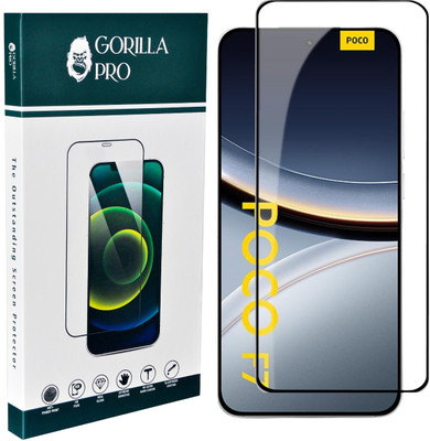 GORILLA PRO Edge To Edge Tempered Glass for POCO F7, POCO F7-5G(Pack of 1)
