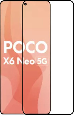 SMARTCASE Edge To Edge Tempered Glass for POCO X6 Neo 5G(Pack of 1)