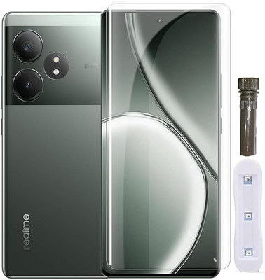 FwellT Edge To Edge Tempered Glass for Realme GT Neo 6 SE 5G Uv(Pack of 1)