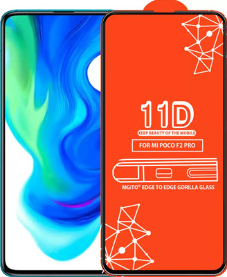 Corning Gorilla Edge To Edge Tempered Glass for Poco F2 Pro(Pack of 1)