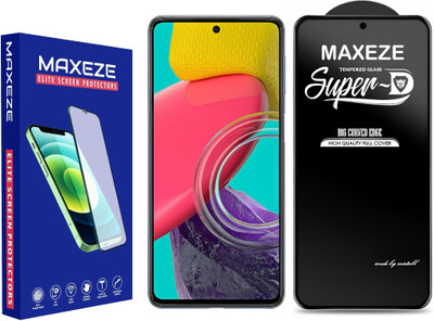 MAXEZE Edge To Edge Tempered Glass for Motorola e22s(Pack of 1)