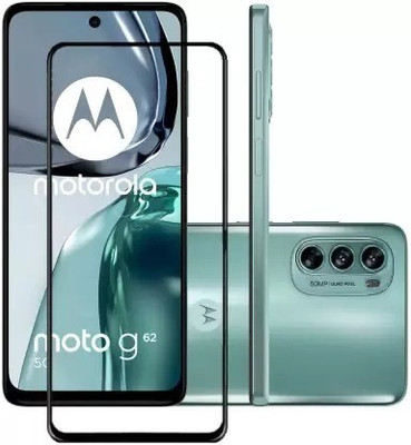 AKSHUD Edge To Edge Tempered Glass for MOTOROLA G62, MOTOROLA MOTO G62(Pack of 1)