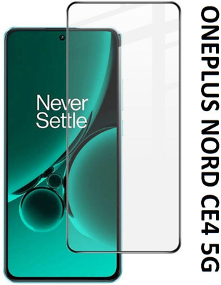 Caseline Edge To Edge Tempered Glass for OnePlus Nord CE 4 5G(Pack of 1)