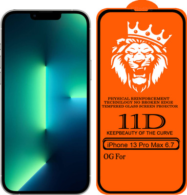 DeepzHub Edge To Edge Tempered Glass for iPhone 13 Pro Max(Pack of 1)