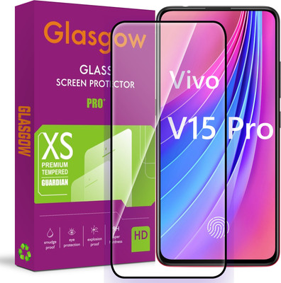 Glasgow Edge To Edge Tempered Glass for Vivo V15 Pro(Pack of 1)