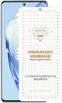 GORILLA Extra Strong Premium Edge To Edge Tempered Glass for Vivo V27(Pack of 1)