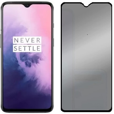 KARTRAY Edge To Edge Tempered Glass for OnePlus 6T, OnePlus 6T, OnePlus 7, Privacy Glass(Pack of 1)