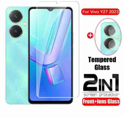 Olonga Edge To Edge Tempered Glass for VIVO Y27(Pack of 1)