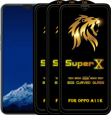 PFOAM Edge To Edge Tempered Glass for OPPO A11K(Pack of 3)