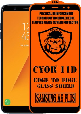 CYOR Edge To Edge Tempered Glass for Samsung Galaxy A6 Plus(Pack of 1)
