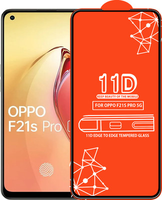 Roxel Edge To Edge Tempered Glass for Oppo F21S Pro 5G(Pack of 1)