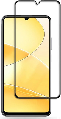 AB PRIME Edge To Edge Tempered Glass for Realme C51, realme C51(Pack of 1)