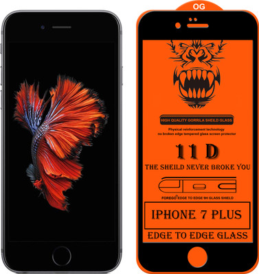 Forego Edge To Edge Tempered Glass for Apple iPhone 7 Plus(Pack of 1)