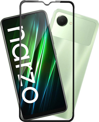 HUPSHY Edge To Edge Tempered Glass for realme Narzo 50i Prime(Pack of 1)