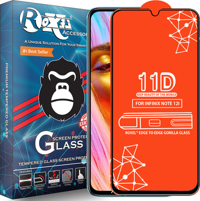Roxel Edge To Edge Tempered Glass for Infinix Note 12I(Pack of 1)