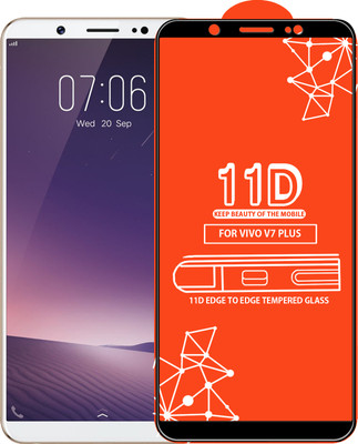 Qyist Edge To Edge Tempered Glass for VIVO V7(Pack of 1)