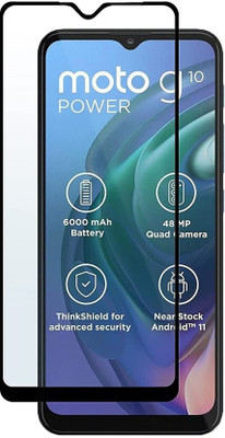SRT Edge To Edge Tempered Glass for Moto G10 Power(Pack of 1)