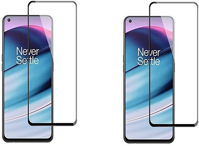 NIMMIKA ENTERPRISES Edge To Edge Tempered Glass for Oneplus Nord CE 2 5G D+ Tempered Glass(Pack of 2)