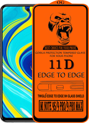 TWIGLO Edge To Edge Tempered Glass for REDMI NOTE 9S(Pack of 1)