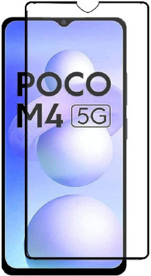HIE POWER Edge To Edge Tempered Glass for POCO M4 5G (11_D)(Pack of 1)
