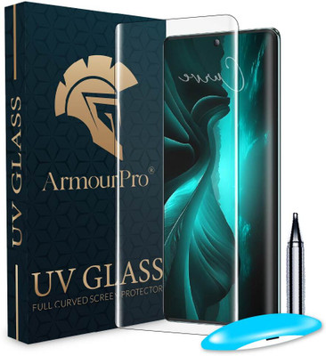 ArmourPro Edge To Edge Tempered Glass for LAVA Curve, Advanced HD+ UV Protection(Pack of 1)