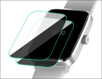 hirdesh Edge To Edge Tempered Glass for Noise ColorFit Pro 4 Alpha(Pack of 2)