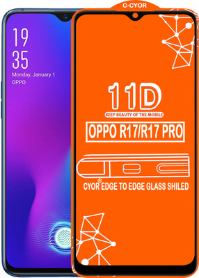 CYOR Edge To Edge Tempered Glass for OPPO R17(Pack of 1)