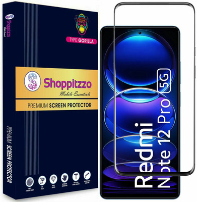 Shoppitzzo Edge To Edge Tempered Glass for Redmi Note 12 Pro 5G|Redmi Note 12 Pro Plus 5G(Pack of 1)