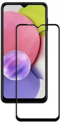 VISHZONE Edge To Edge Tempered Glass for Samsung Galaxy A04s(Pack of 1)