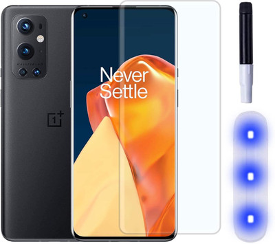 VZZR Tempered Glass Guard for OnePlus 9 Pro / OnePlus 9 Pro 5G - Advanced Borderless UV Tempered Glass with Easy Installation Kit(Pack of 1)