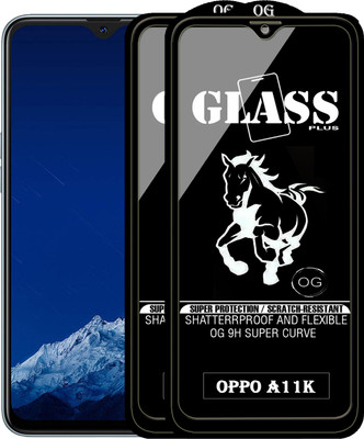 Rofix star Edge To Edge Tempered Glass for OPPO A11K(Pack of 2)