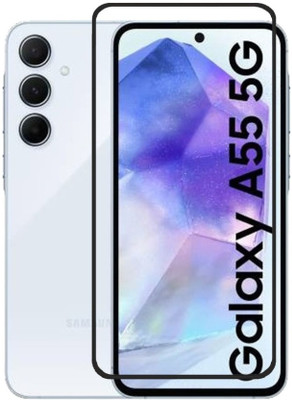 RCHJV Edge To Edge Tempered Glass for SAMSUNG Galaxy A55 5G(Pack of 1)