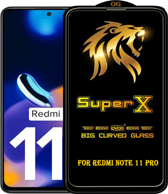 PFOAM Edge To Edge Tempered Glass for REDMI NOTE 11 PRO(Pack of 1)