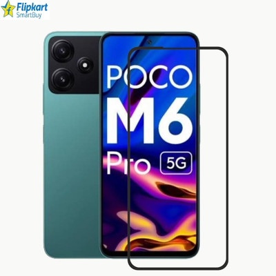 Flipkart SmartBuy Edge To Edge Tempered Glass for Poco M6 Pro 5G(Pack of 1)