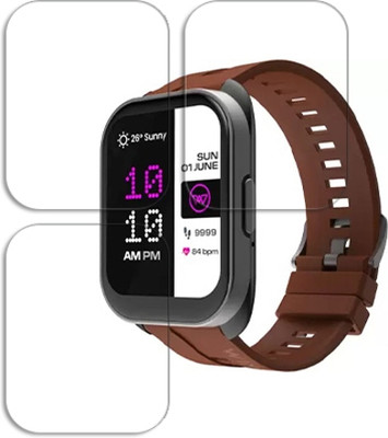 SOMTONE Edge To Edge Tempered Glass for Wings Urbana 2.01 inch SMARTWATCH SCREEN GUARD(Pack of 3)