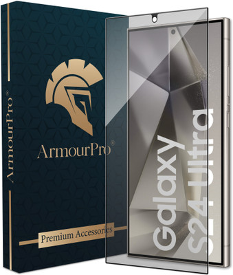 ArmourPro Edge To Edge Tempered Glass for Samsung Galaxy S24 Ultra 5G, Samsung S24 Ultra 5G, Samsung S24 Ultra, Matte Finish Glass(Pack of 1)