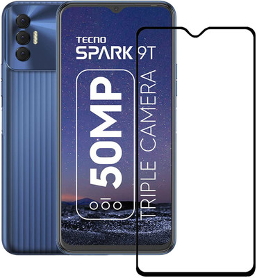 INFINITYWORLD Edge To Edge Tempered Glass for Tecno Spark 9T(Pack of 1)
