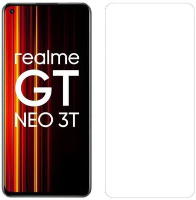 HOBBYTRONICS Edge To Edge Tempered Glass for Realme GT Neo 3T(Pack of 1)