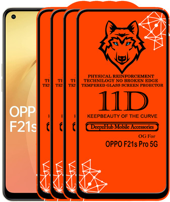DeepzHub Edge To Edge Tempered Glass for OPPO F21s Pro 5G(Pack of 4)