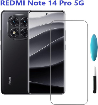 welldesign Edge To Edge Tempered Glass for Redmi Note 14 Pro 5G, Redmi Note 14 Pro(Pack of 1)