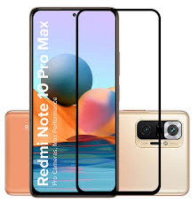 iLLESO Edge To Edge Tempered Glass for Redmi NOTE 10 PRO MAX(Pack of 1)