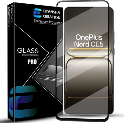 EITANSHA CREATION Edge To Edge Tempered Glass for OnePlus Nord CE 5 5G, OnePlus Nord CE 5(Pack of 1)