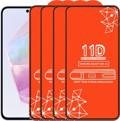 Qyist Edge To Edge Tempered Glass for SAMSUNG GALAXY A36(Pack of 4)